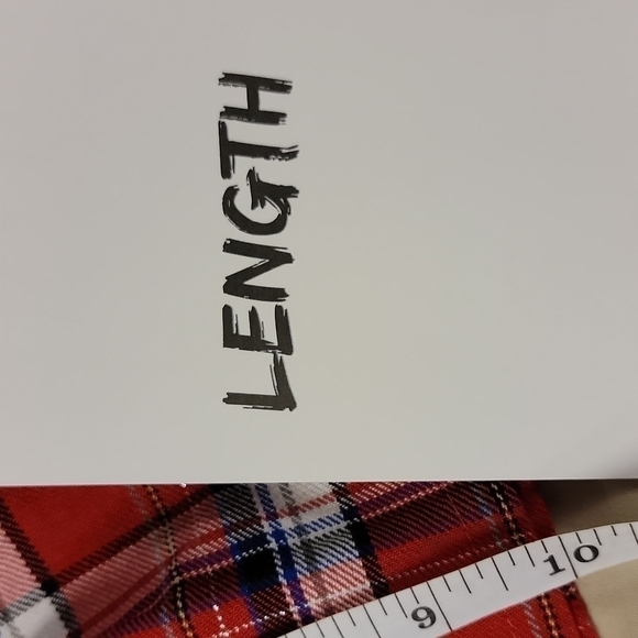 🎓kids Justice School Skirt Sz 6 Red Plaid Skort - Picture 9 of 10